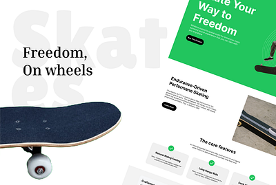 Skates with Freedom 🛹 inprogress skateboard skates skateswfreedom uiux webpg