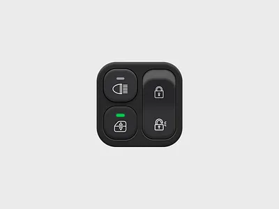 Skeuomorphic Button UI app button button ui car buttons car knob devdock digital neumorphic neumorphism platform realistic skeuomorphic skeuomorphism ui