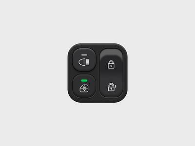 Skeuomorphic Button UI app button button ui car buttons car knob devdock digital neumorphic neumorphism platform realistic skeuomorphic skeuomorphism ui