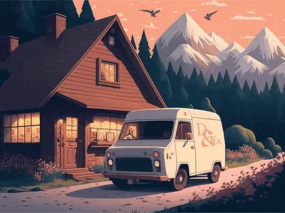 D&Tea - Fantasy Tea Delivery animation branding dungeons and dragons