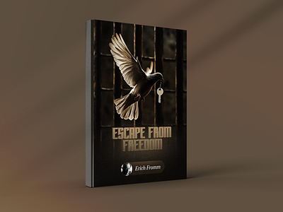 Escape from Freedom / Cover 3d bookcoverdesign bookrecommendation branding conceptdesign coverart creativedesign designconcept designforbooks erichfromm escapefromfreedom freedom graphic design graphicdesign illustration philosophyart symbolisminart typographydesign ui visualstorytelling