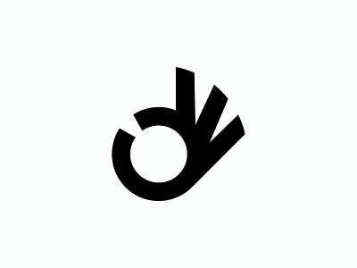 That's it black branding design fingers gesture graphic design hand icon logo ok vector