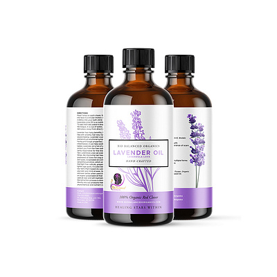 Lavender Oil lavender oil oil label product packaging