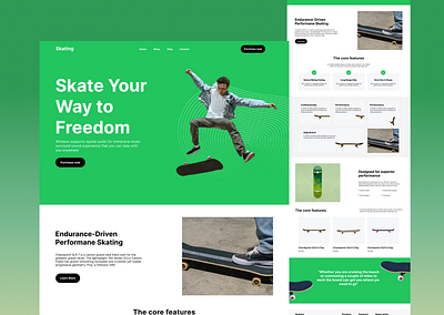 Ride the Creativity 🛹 processwork skateswithfreedom uiux webdesign