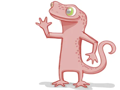 Newton character design logo sketch