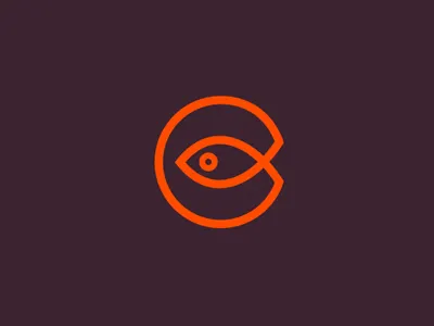 Fish Eye brand branding circle communication agency corporate eye fish fishing identity logo logo design logo designer pavel surovy symbol