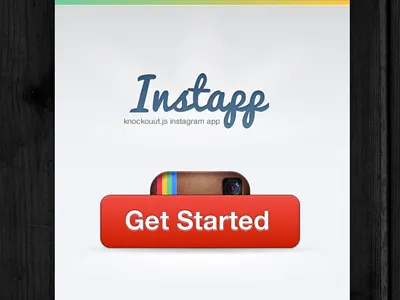 Instapp instagram knockout.js
