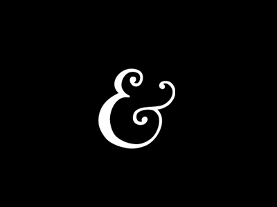 ampersand II ampersand hand drawn type