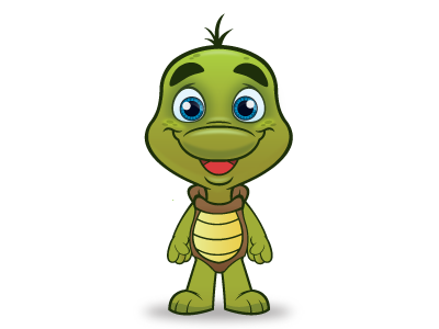 Turtle By AndyToonz andytoonz cartoon concept cute green idea turtle vector