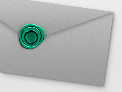 Envelope envelope wax seal