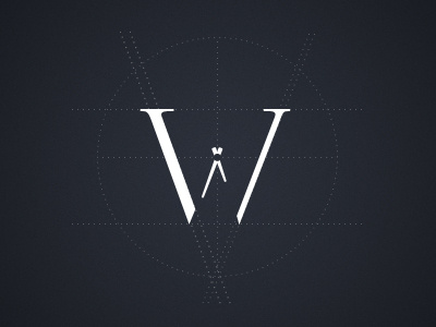 W is for Watch logo typography watch