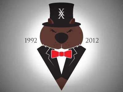 Classy Wombat 2 logo vector wombat