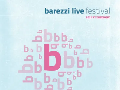 Cover Bl barezzi live festival brochure cover live music typography