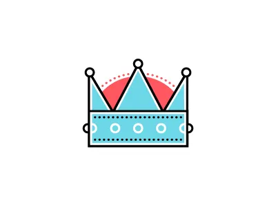Crown mark crown icon identity illustration