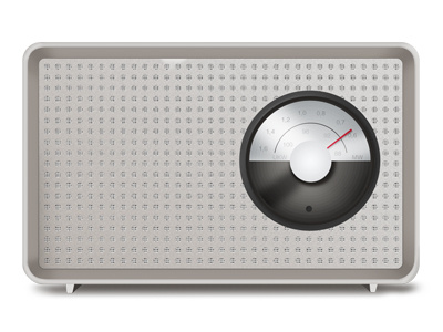 Braun SK2 Radio am fm braun dial dieter rams illustration knob music radio receiver speaker texture