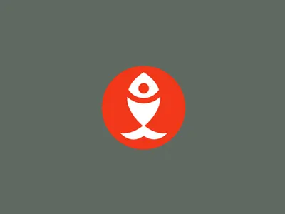 Fishing Portal brand branding circle communication agency eye fish fishing logo design logo designer pavel surovy symbol