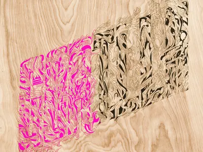 Gorilla Lettering Process analog awesome black commission cool drawn drip drop girly gnarly hand drawn imperfect ink killer lettering pen perfect perfectly imperfect pink pop real swirly vector wood woodgrain