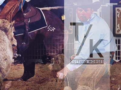 T/K Cutting Horses branding logo