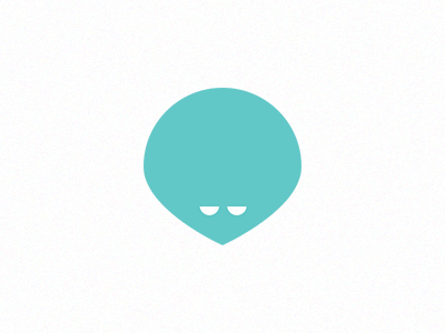 gazulos alien icon light blue logo self identity