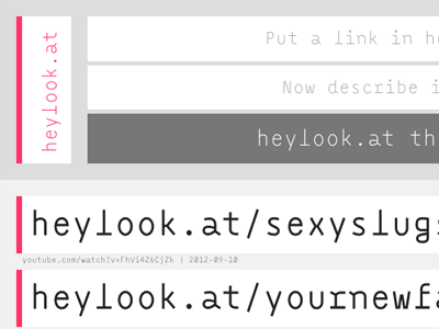 heylook.at css design live no images