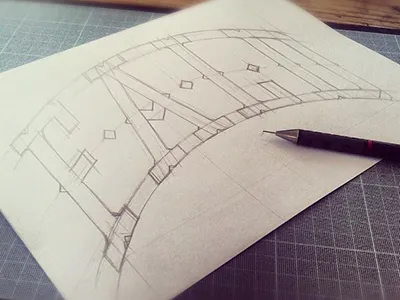 F*A*L*D rough sketch type typography