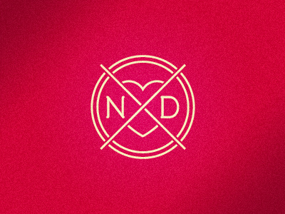 Double Negative Concept heart logo