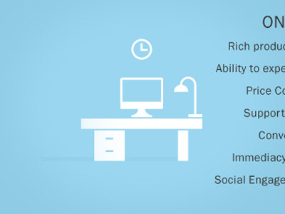 Retail Detail 2 clock computer desk icon iconography illustration infographic information lamp office retail technology typography