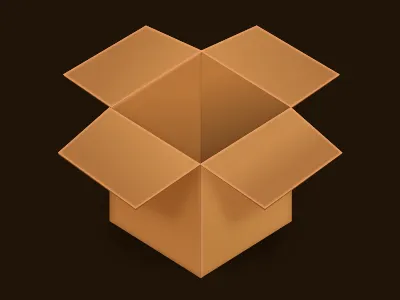 Cliché Box Icon box cardboard cliché empty icon sketch 2