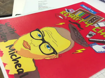 Reality TV Illustration comic design illustration magazine print reality tv tv