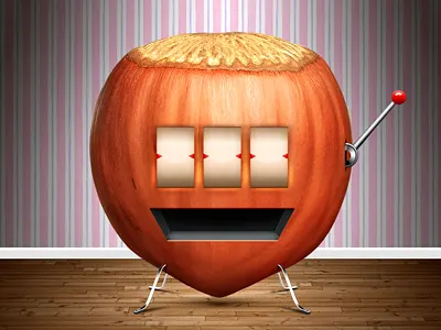 Nut Slot Machine casino game machine nut photoshop retro slot
