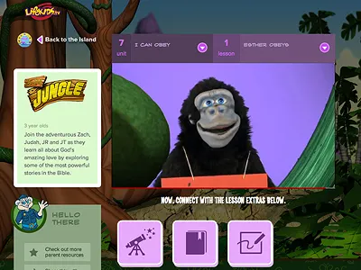 LifeKIDS.tv redesign Jungle Room church jungle kids video