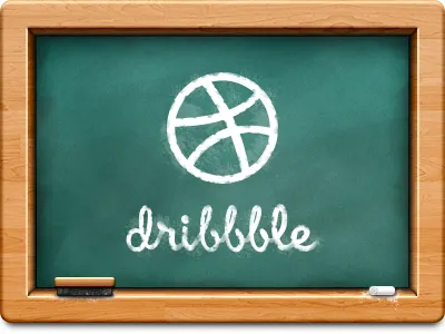 Chalkboard chalkboard dribbble practice