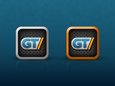 GameTrailers iOS Icon games gametrailers gradient grill icon mtv pattern texture