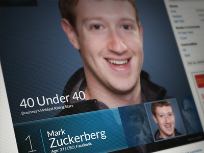 Financial UI concept design ui website