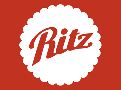 Rebrand of Ritz...? cracker deep orange ritz typeface