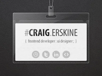Laminated Lanyard Badge [FINAL] badge dribbble fireworks laminated lanyard linkedin social twitter vector