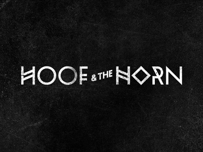 Hoof 2 black white brand hoof the horn store type yucca valley
