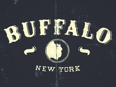 Buffalo Logo buffalo illustration logo new york typography