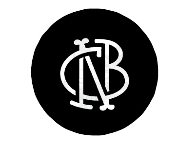 CNB Carpentry bw carpentry circle logo monogram