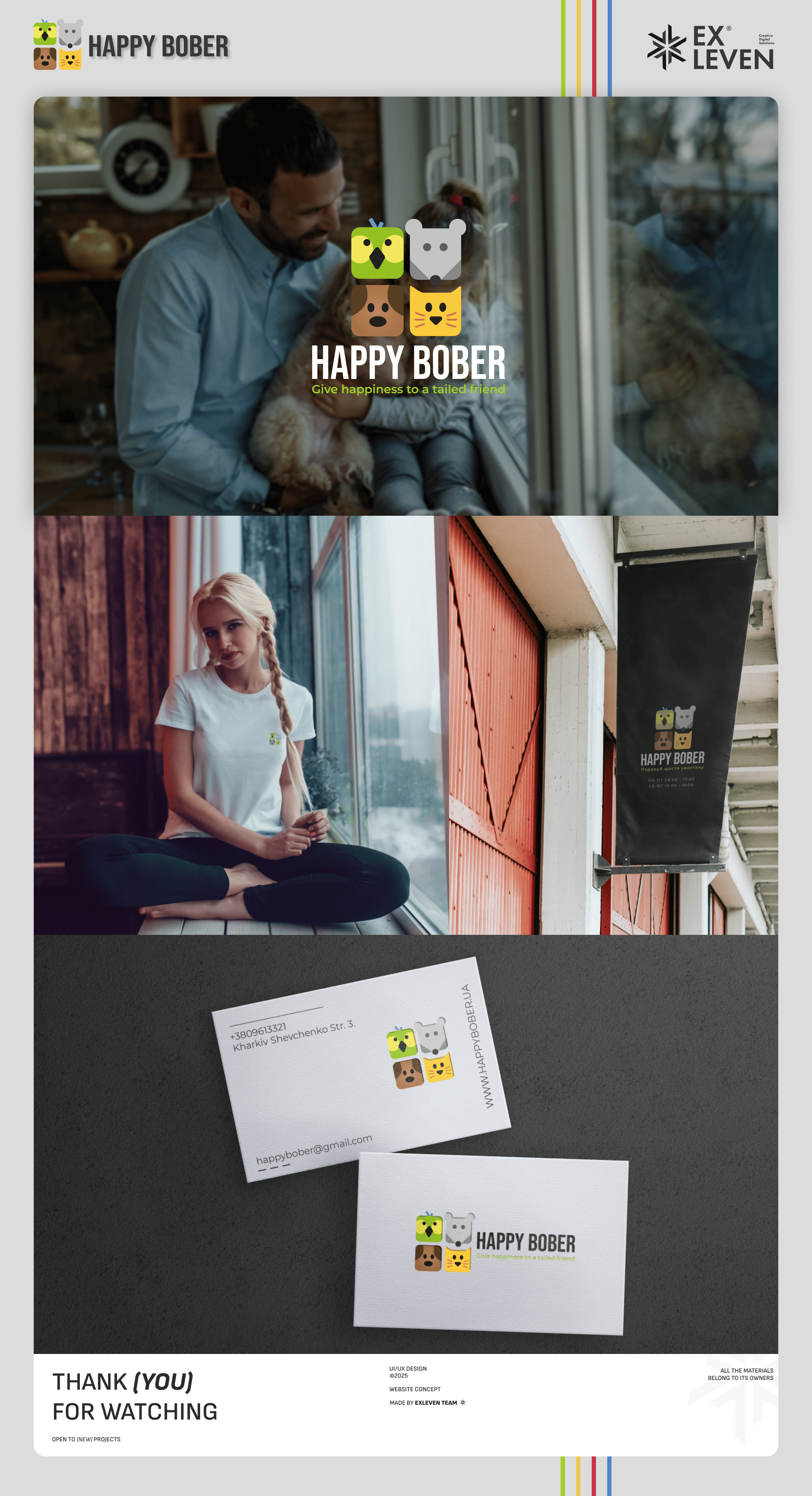 Happy Bober — Logo design & Brand Identity branding design graphic design illustration illustrator logo logo design photoshop ui ux vector