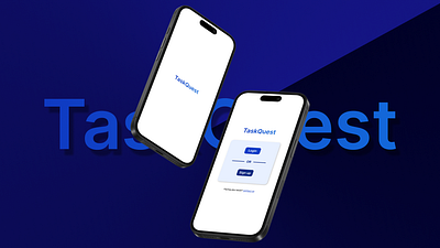 TaskQuest- Simplifying Task Management App Design app design design graphic design interaction design task management app ui ux