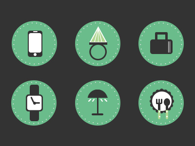 Badge for Nuandao badge bag flat fork green illustration light nuandao phone ring scoop spoon tableware watch