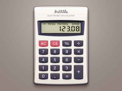 calculator calculator dribbble ui