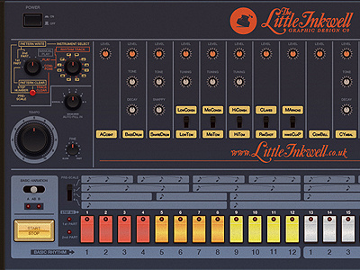 808 Card Close 808 equipment musical roland