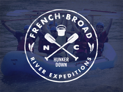 Travel Badge Nº1 badge north carolina oars rafting river travel badge