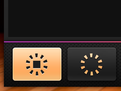 Animata! Buttons button dark ui