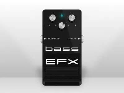 Bass Pedal fireworks logo music