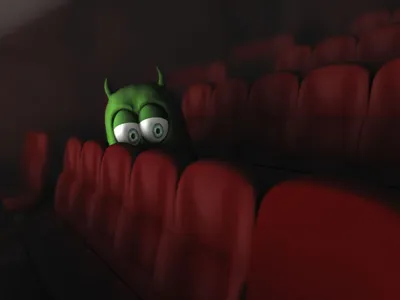 Gurkin to the movies 3d animation compositing concept art maya render short