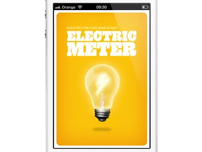 Electric app - concept app applications ios iphone