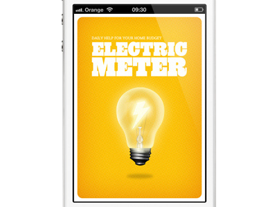 Electric app - concept app applications ios iphone